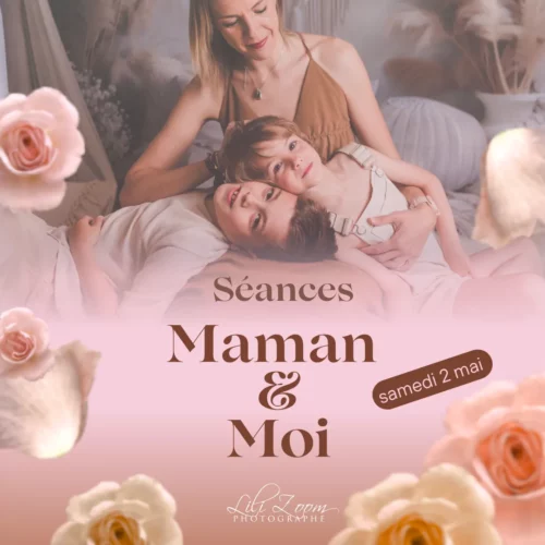 Moment de complicité et de tendresse entre une mère et ses deux enfants dans un décor bohème et épuré - Photographe à l'occasion de la Fête des Mères Famille aux alentours de Colombelles